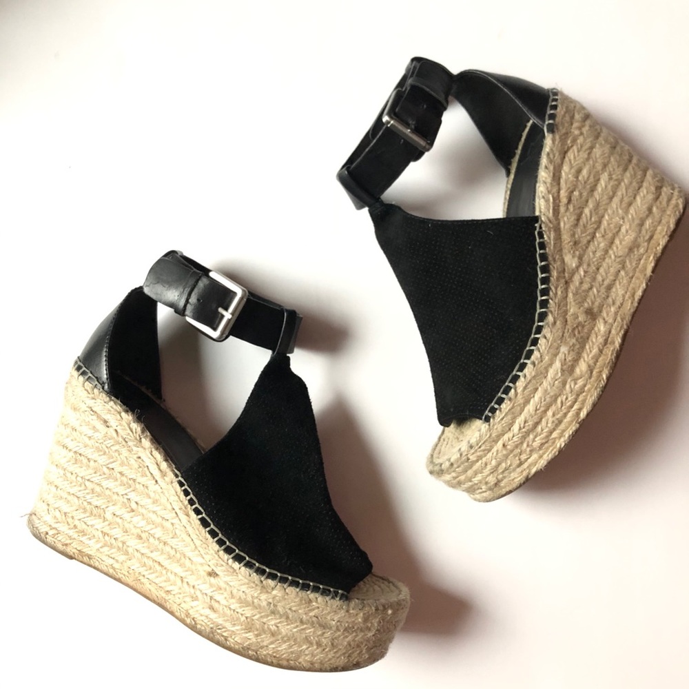 Marc Fisher Annie Perforated Platform Espadrille